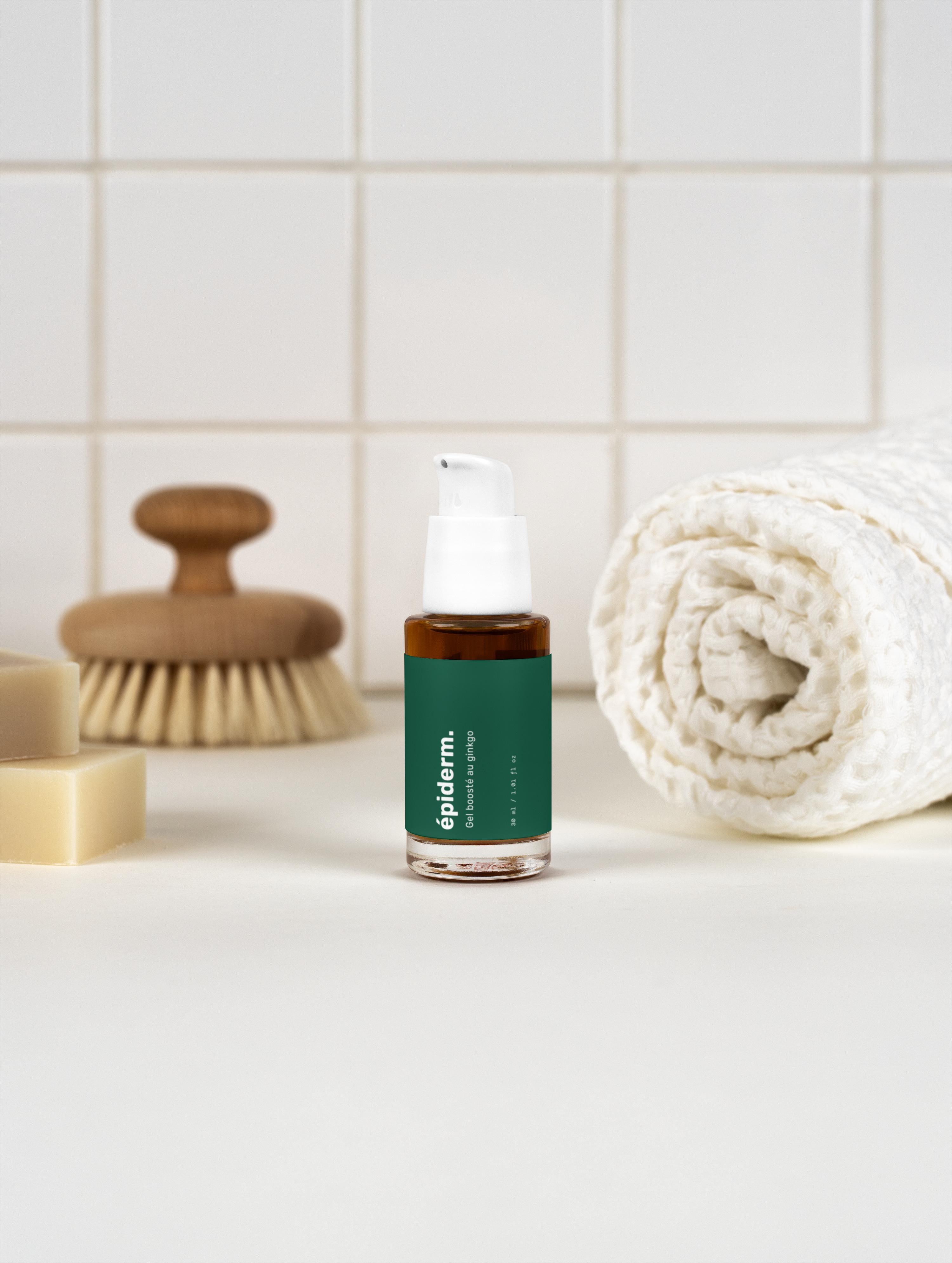 Gel boosté au ginkgo